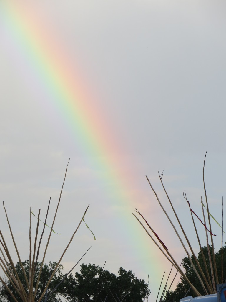 rainbow tipi